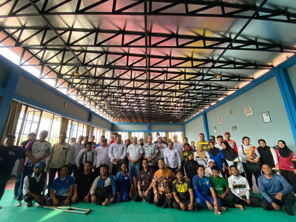BERFOTO - Sekdaprov Kalsel M Syarifuddin saat mengunjungi NPCI Kalsel. (Foto: istimewa)