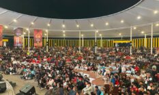 Ribuan Warga Padati Tugu Nol Km Nobar Final Piala Dunia 2026
