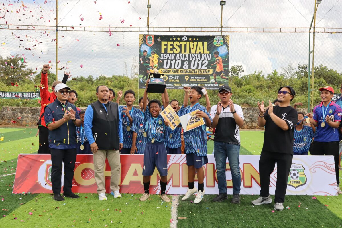 SELEBRASI - Pesepakbola usia dini Kalsel yang akan mewakili Banua di ajang nasional.(Foto: istimewa)