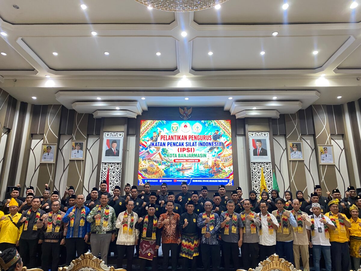 RESMI - Pengkot IPSI Banjarmasin usai dilantik. (Foto: MGS)