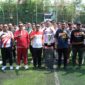 BERFOTO - Pemain dari tim SKPD Banjarmasin beradu strategi dalam Kejuaraan Mini Soccer Wali Kota Cup Tahun 2026. (Foto: RA)