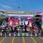 BERFOTO - Kadispora Kalsel, Pebriadin Hafiz saat membuka Happy Race Pusbike 2026. (Foto: Tgh)