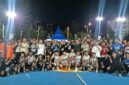 Usai pembukaan Turnamen Bupati Cup Basketball, Bupati Rahmat Trianto foto bersama peserta. Foto : istimewa