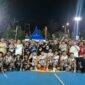 Usai pembukaan Turnamen Bupati Cup Basketball, Bupati Rahmat Trianto foto bersama peserta. Foto : istimewa