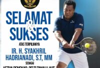 Syakhril Hadrianadi kembali memimpin Pelti Tanahlaut periode 2026-2030. Foto : istimewa
