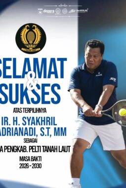 Pimpinan Pelti Tanahlaut Berlanjut, Syakhril Hadrianadi Kembali Terpilih Aklamasi dalam Muscab