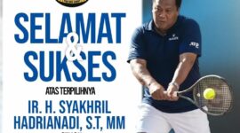 Syakhril Hadrianadi kembali memimpin Pelti Tanahlaut periode 2026-2030. Foto : istimewa